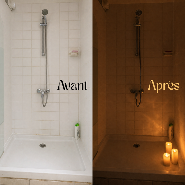 Lueur Spa - Bougie LED de douche